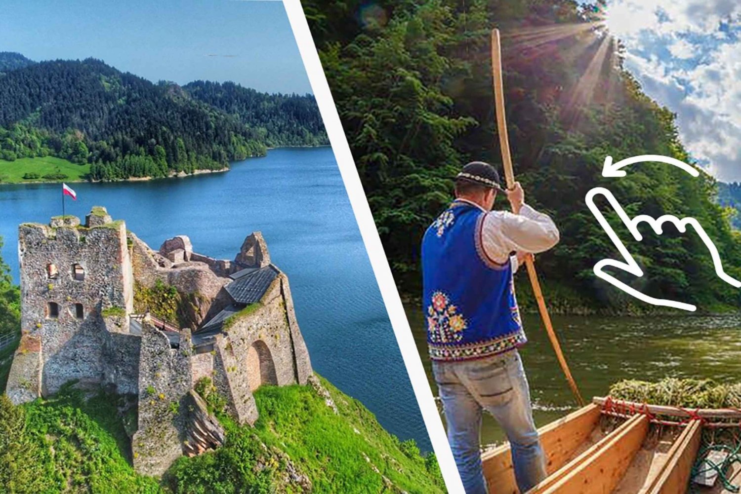 Krakow: Traditional Dunajec Rafting and Mountain Chairlift