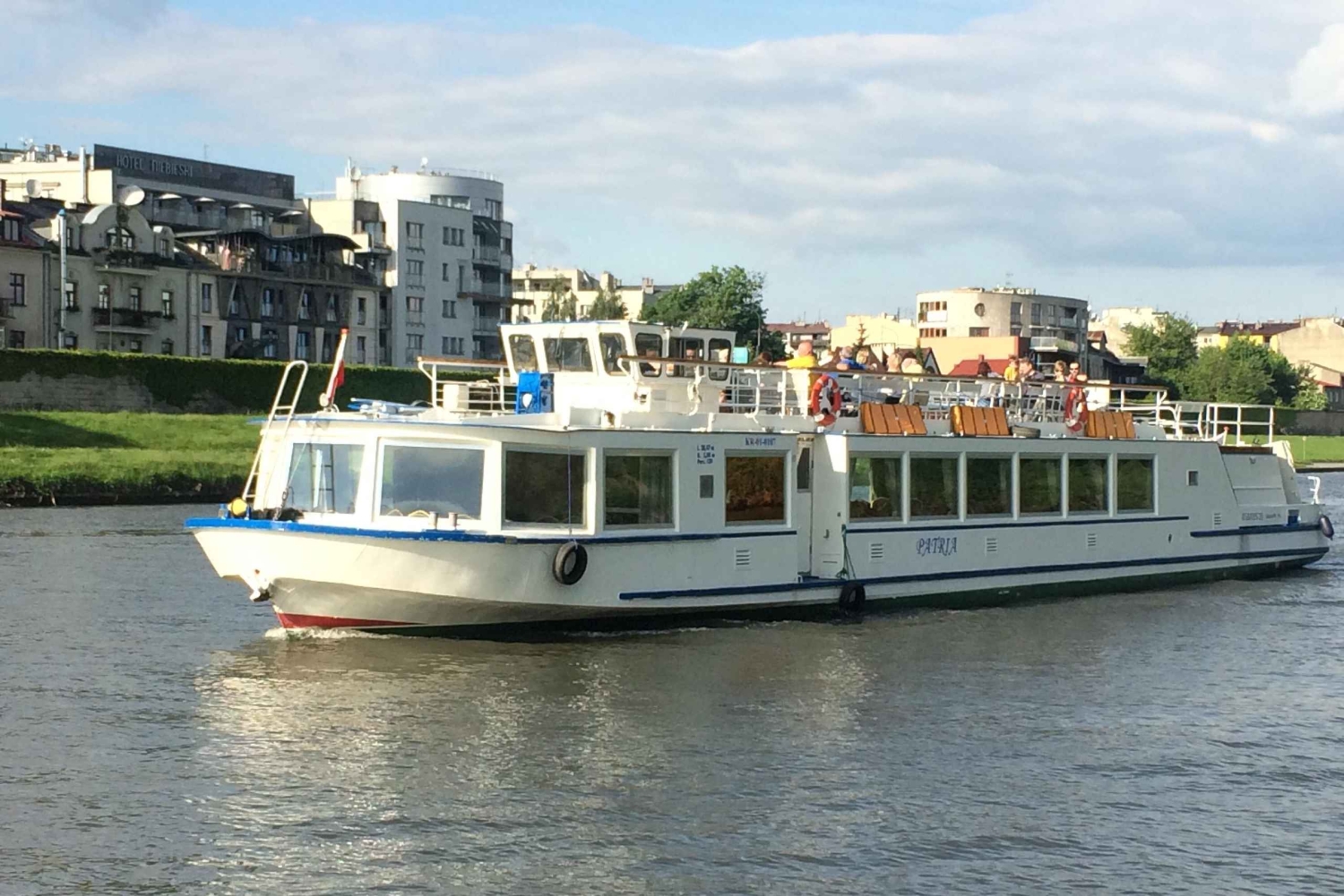 Krakow: Omvisning med båt i Weichsel-elven ️.