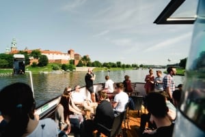 Krakow: Sightseeingcruise på elven Wisła med audioguide