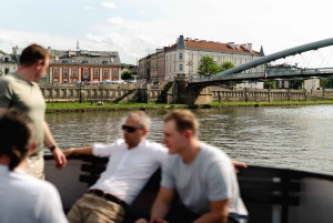 Krakow: Sightseeingcruise på elven Wisła med audioguide