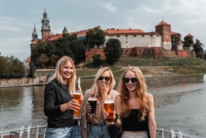 Kraków: Vistula River Sightseeing Cruise with Unlimited Beer