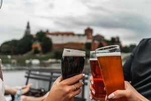 Kraków: Vistula River Sightseeing Cruise with Unlimited Beer