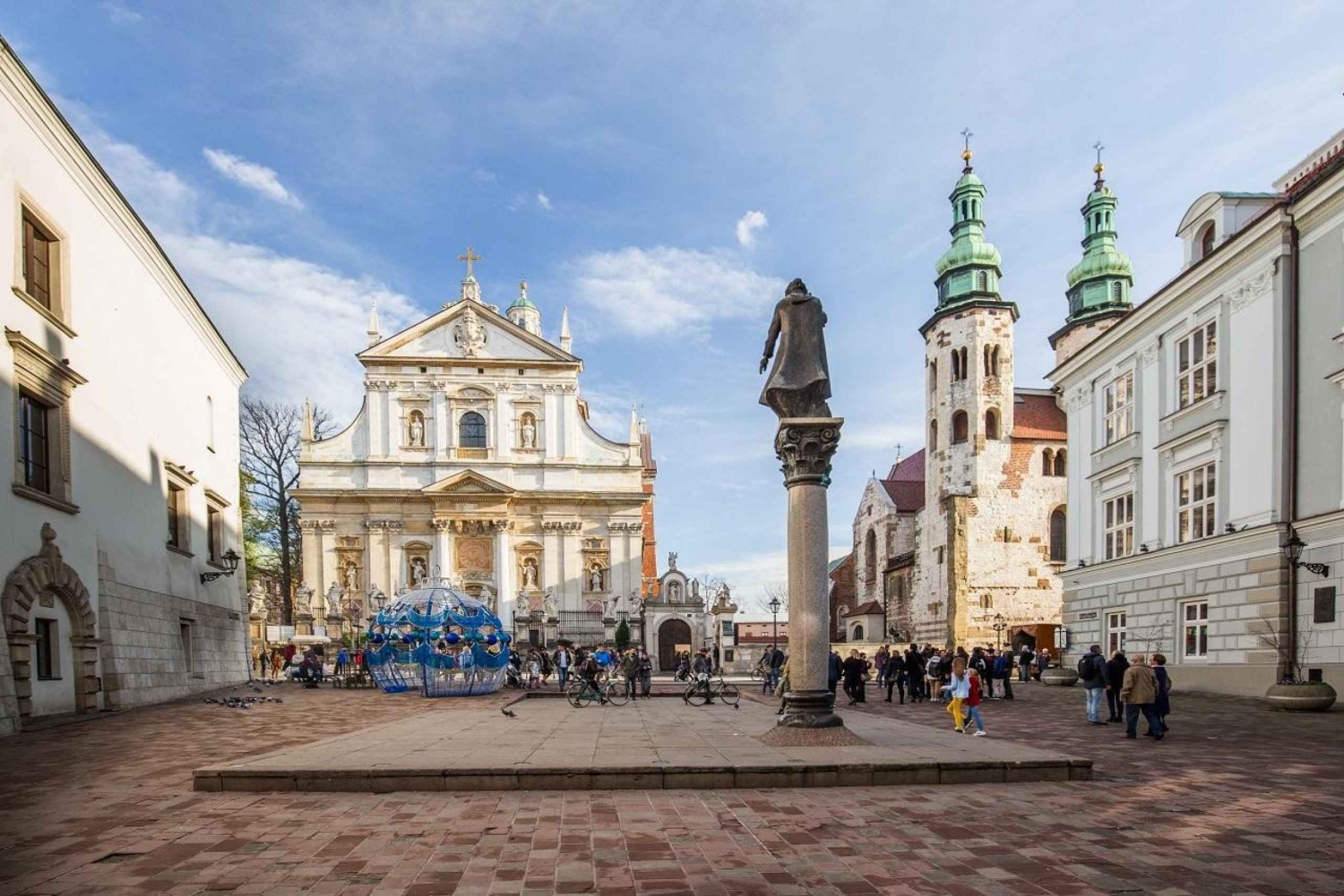 Cracovie : Château et cathédrale de Wawel, vieille ville et basilique de la ville