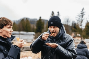 Cracovie : Visite de Zakopane avec balade en motoneige et bains thermaux