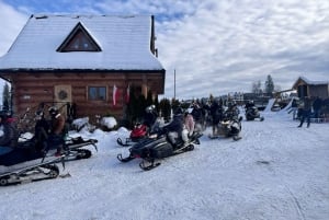 Krakow: Zakopane Tour with Snowmobiles & Bonfire Experience
