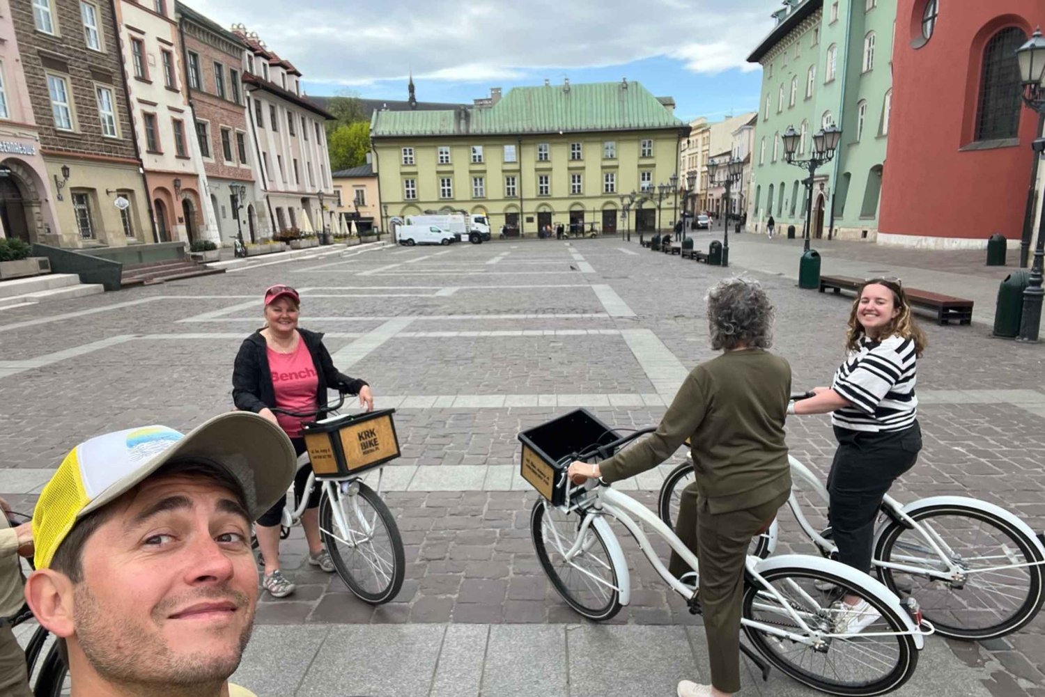 Krakaus wichtigste Sehenswürdigkeiten mit dem Fahrrad + Fotos/Video. Maximal 6 Personen.