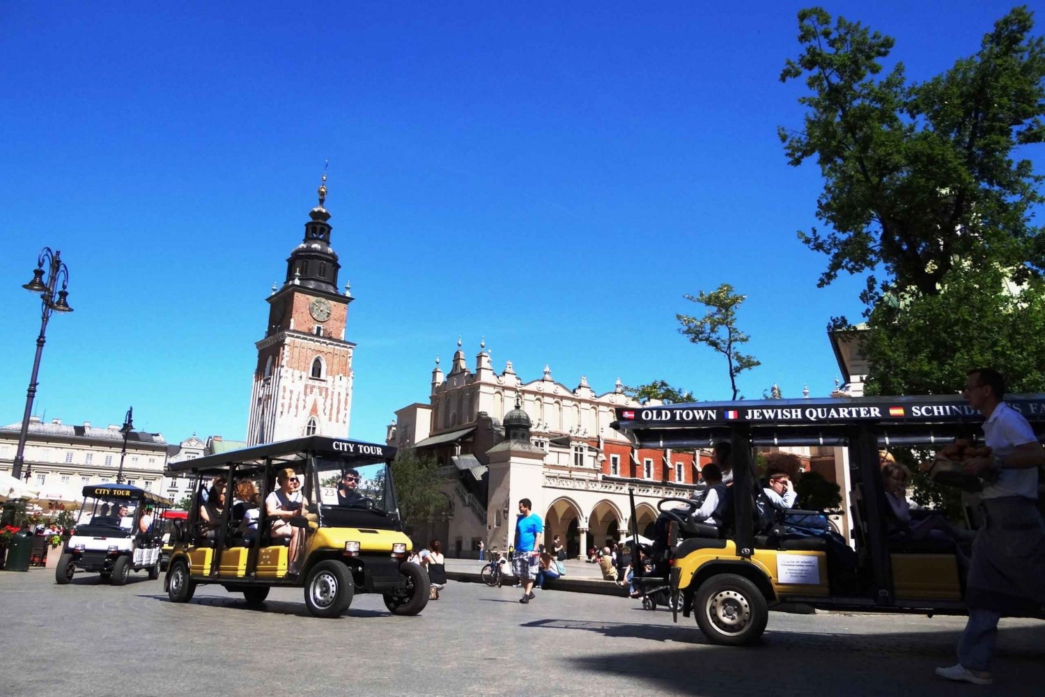 Krakow: 1,5-times sightseeingtur i elektrisk golfbil