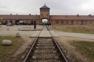 Warszawa: Wycieczka do Krakowa i Auschwitz pociągiem z odbiorem
