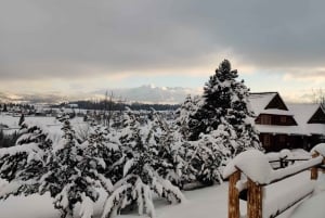 Vanuit Krakau: Sneeuwscooteravontuur en rondleiding door de thermale baden