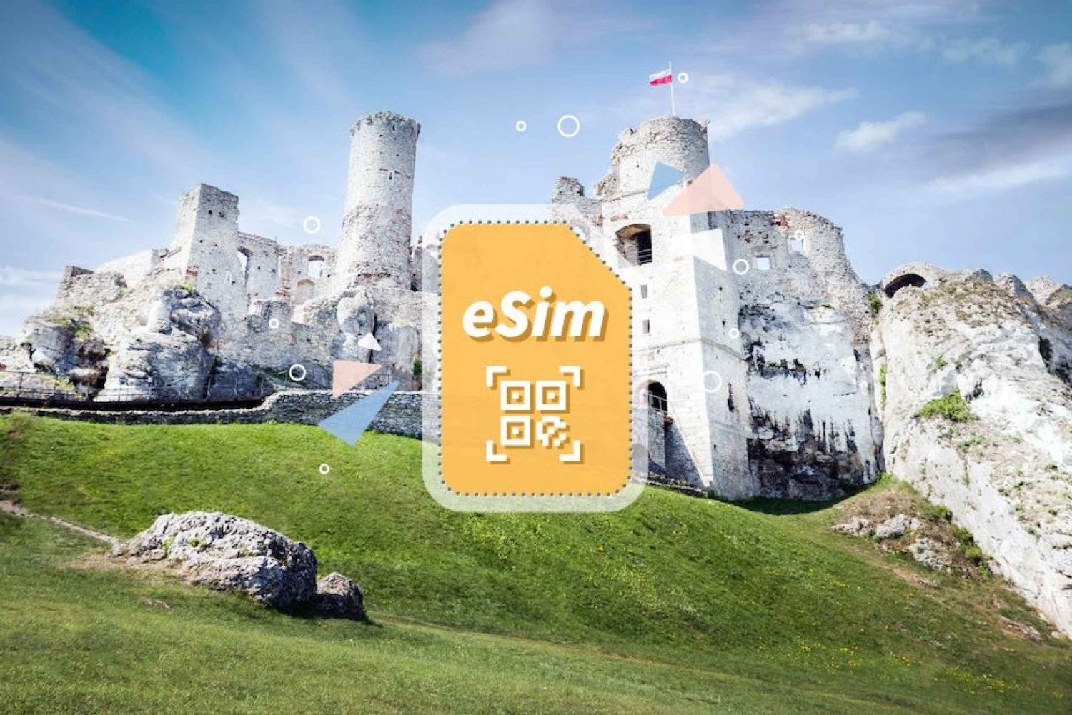 Polen/Europa: 5G eSim mobiel data-abonnement