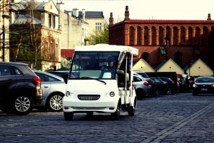 Private Krakow Old Town golf cart tour with audio-guide