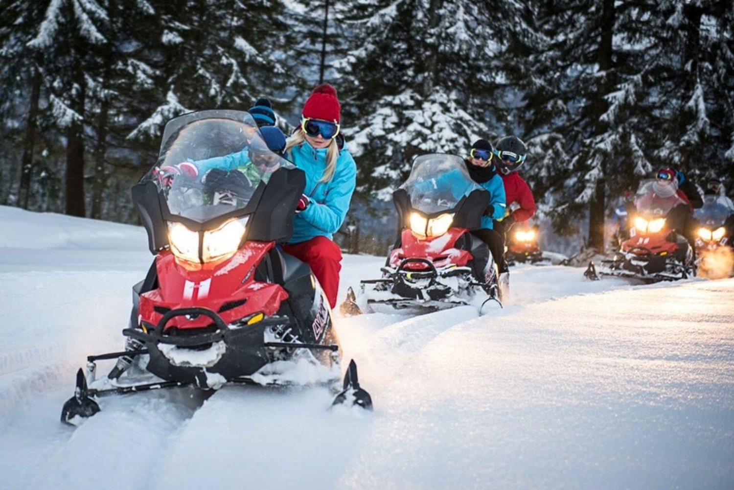 Snöskotertur med Zakopane och varma källor Kombinationsalternativ
