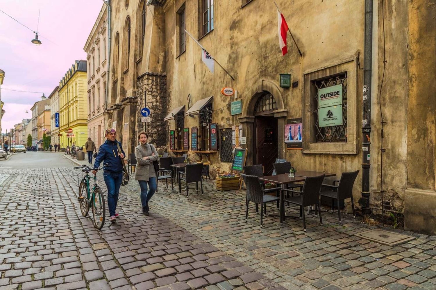 Gatene i Krakóws Kazimierz før og nå - guidet omvisning