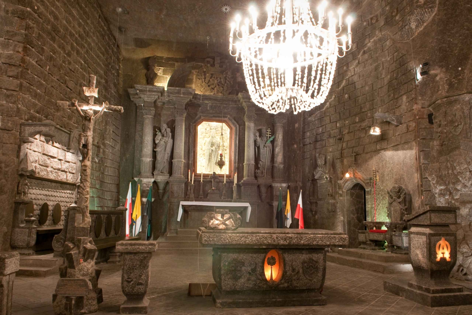 Liste de l'UNESCO ; visite d'une demi-journée de la mine de sel de Wieliczka depuis Cracovie