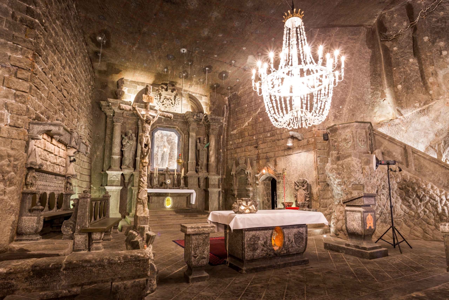 Liste de l'UNESCO ; visite d'une demi-journée de la mine de sel de Wieliczka depuis Cracovie