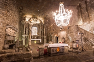 Liste de l'UNESCO ; visite d'une demi-journée de la mine de sel de Wieliczka depuis Cracovie