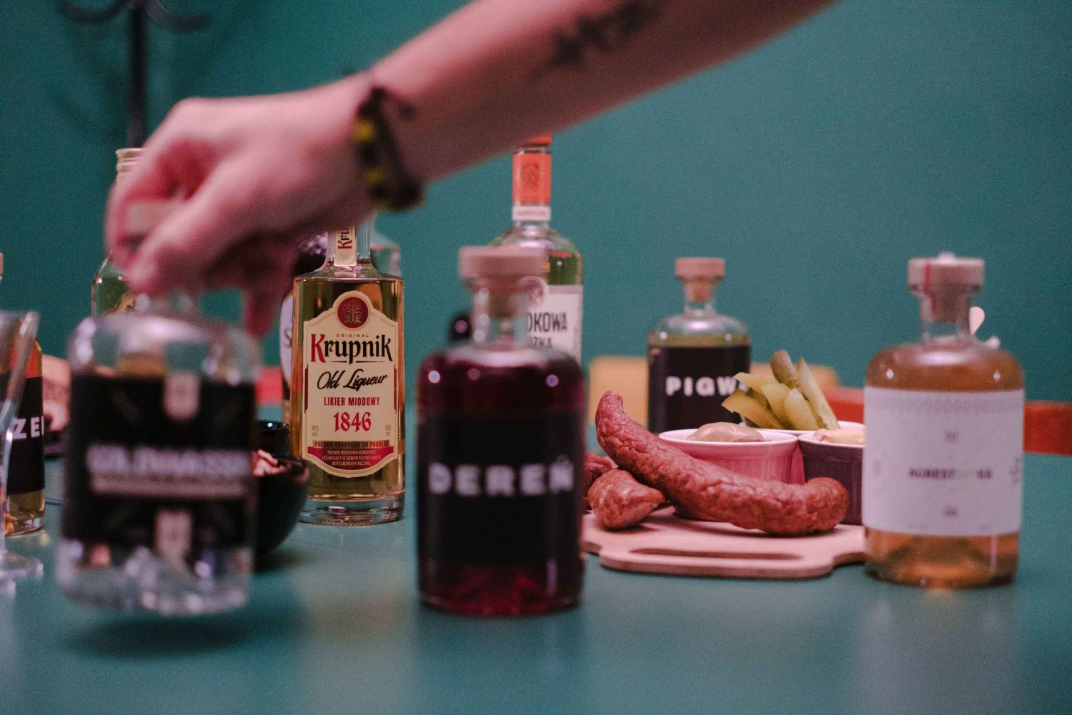 Vodka-provning i en dold bar