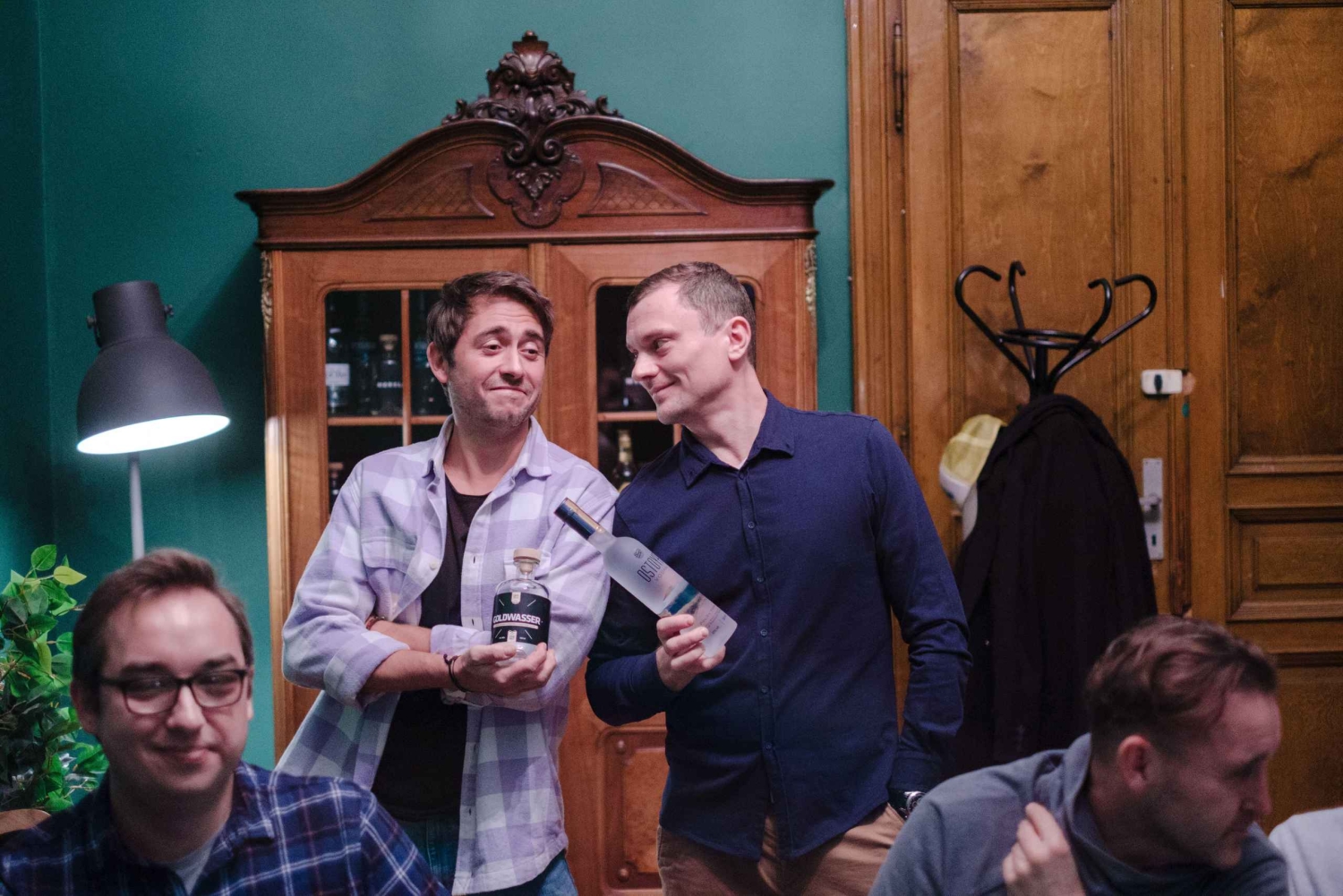 Vodka-provning i en dold bar