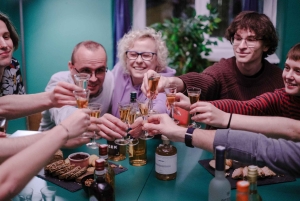 Vodka-provning i en dold bar