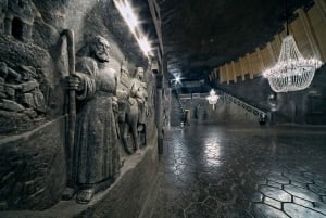 Från Kraków: Halv dags rundtur till Wieliczka saltgruva