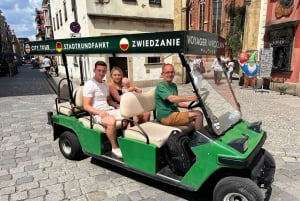 Wroclaw: City Tour Sightseeing By Golf Cart Shared Or Privat