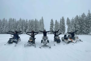 From Krakow: Zakopane Snowmobile Ride, Bonfire, & Transfers