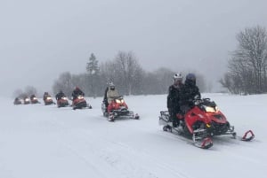 From Krakow: Zakopane Snowmobile Ride, Bonfire, & Transfers