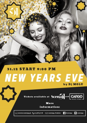 Welcome New Year’s Eve in Scena54!