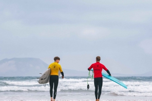 2 timers privat surflektion - Lanzarotes første surfskole