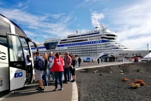 Arrecife: Timanfaya y Laguna Verde para cruceristas