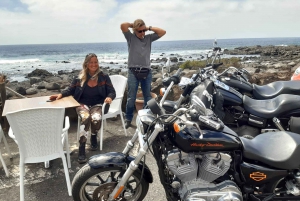 Lanzarote: geführte Motorradtour auf einer Harley-Davidson