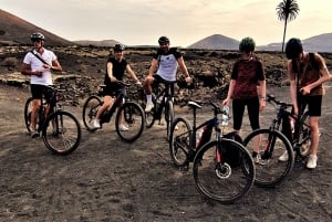 Lanzarote : Visites guidées à vélo électrique autour des volcans