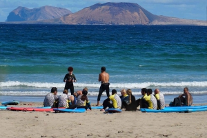 Lanzarote: 2 oder 4 Stunden Surf-Unterricht in Famara