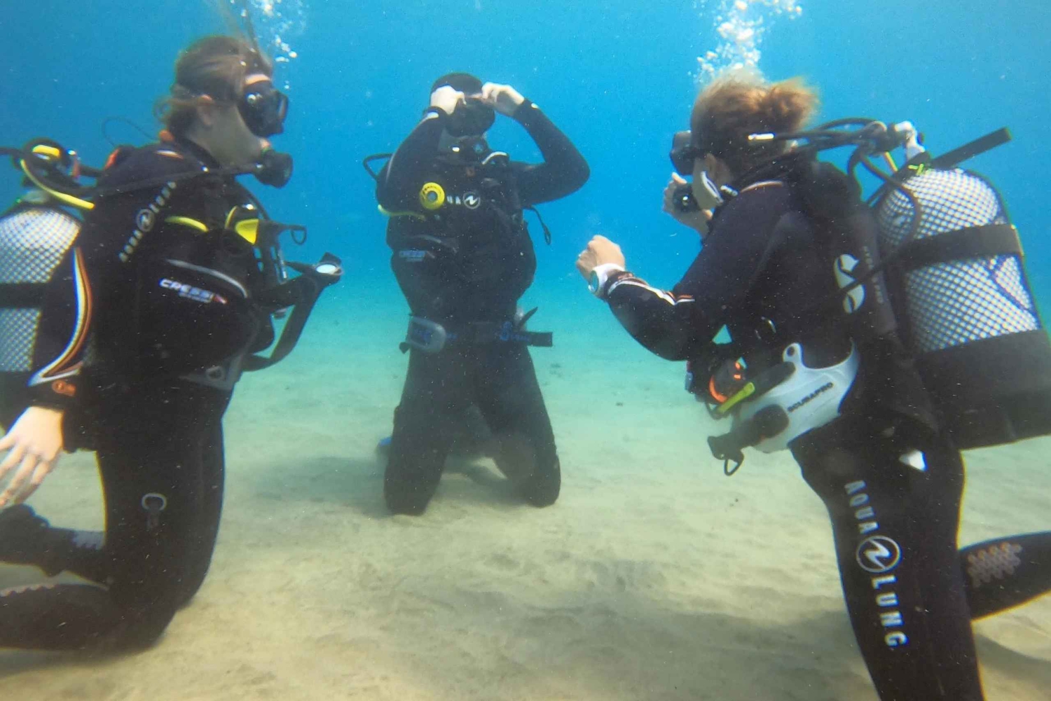 Lanzarote: Dykkerdåp i Puerto de Carmen 2 dykk