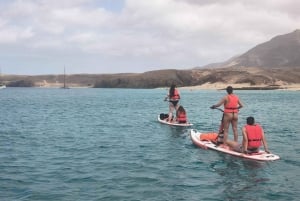 Lanzarote: Utflykt med elektrisk paddleboard och snorkling på Papagayo-stranden