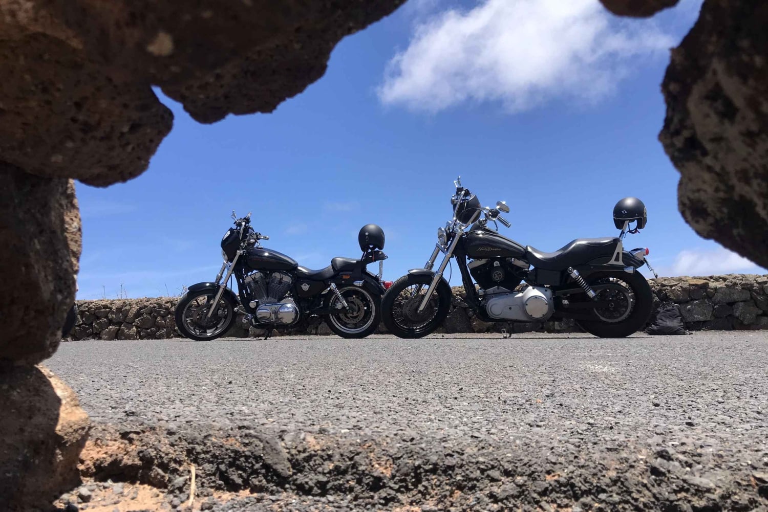 Lanzarote: geführte Motorradtour auf einer Harley-Davidson