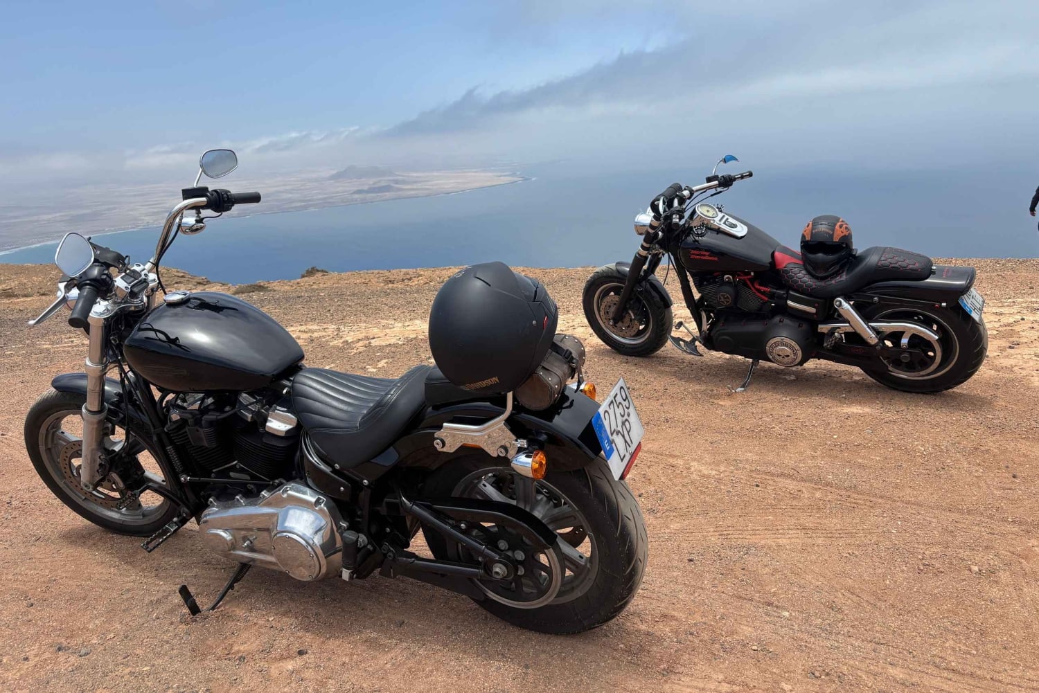 Lanzarote: geführte Motorradtour auf einer Harley-Davidson