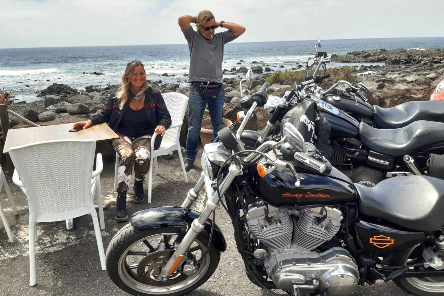 Lanzarote: geführte Motorradtour auf einer Harley-Davidson