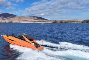 Lanzarote High-Performance Boat: Utflykt till Isla de Lobos och Papagayo