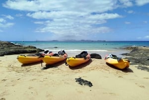 Lanzarote: Kajakkimelonta ja snorklaus Papagayo-rannalla