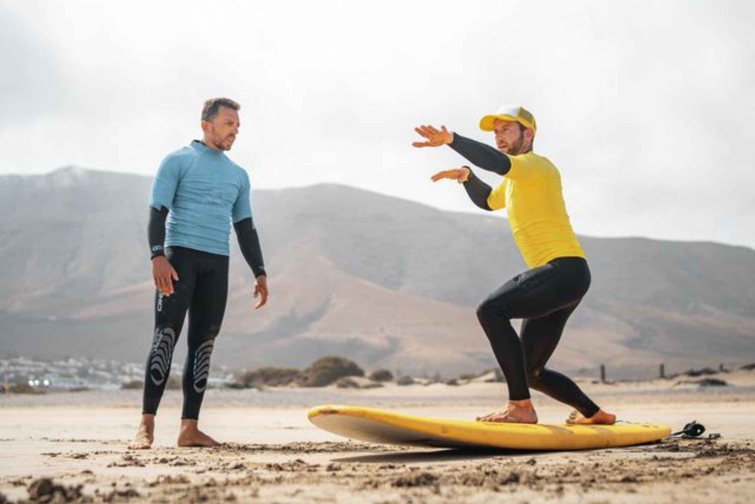 Lanzarote: Privéles surfen in Famara Beach