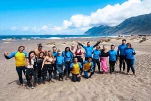 Lanzarote: Privéles surfen in Famara Beach