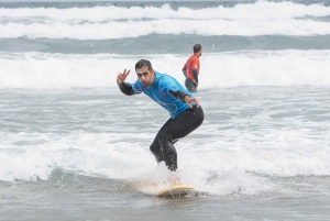 Lanzarote: Privéles surfen in Famara Beach