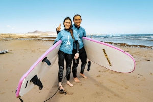 Lanzarote: Privéles surfen in Famara Beach