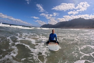Lanzarote: Privéles surfen in Famara Beach