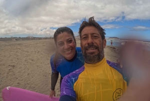 Lanzarote: Privéles surfen in Famara Beach