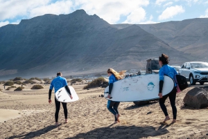 Lanzarote: Privéles surfen in Famara Beach