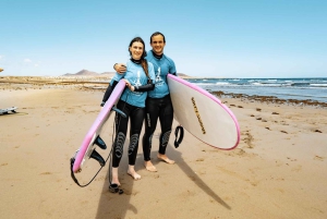 Lanzarote: Privéles surfen in Famara Beach