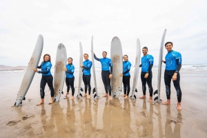 Lanzarote : Cours de surf à Famara Beach