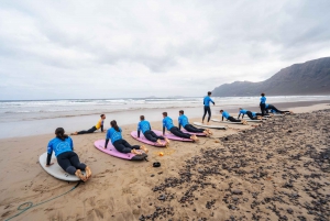 Lanzarote : Cours de surf à Famara Beach